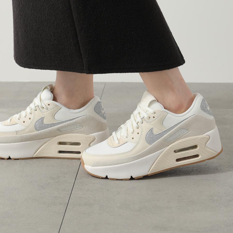 NIKE エアマックス90 LV8 SE 白 厚底 23cm NIKE W AIR MAX 90 LV8 White/Sail ナイキ ウィメンズ エアマックス