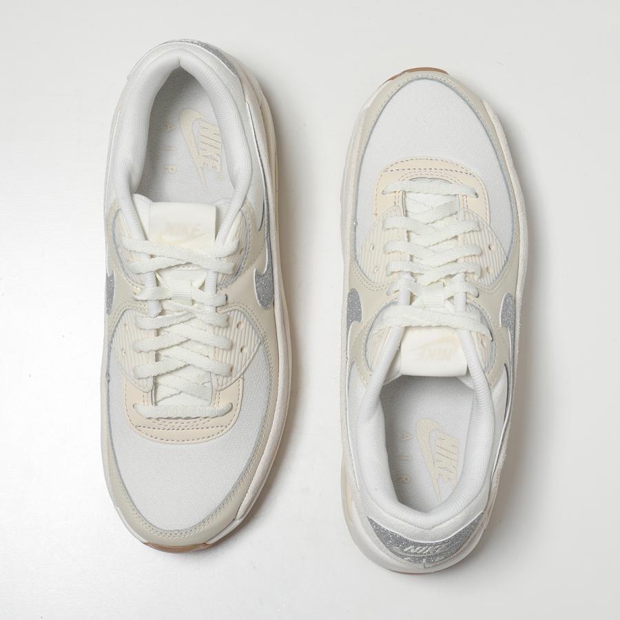 NIKE ナイキ スニーカー AIR MAX 90 LV8 SE エア マックス IR0799-133 レディース ローカット スウェード レザー ラメ 厚底 5cm シューズ 靴の画像