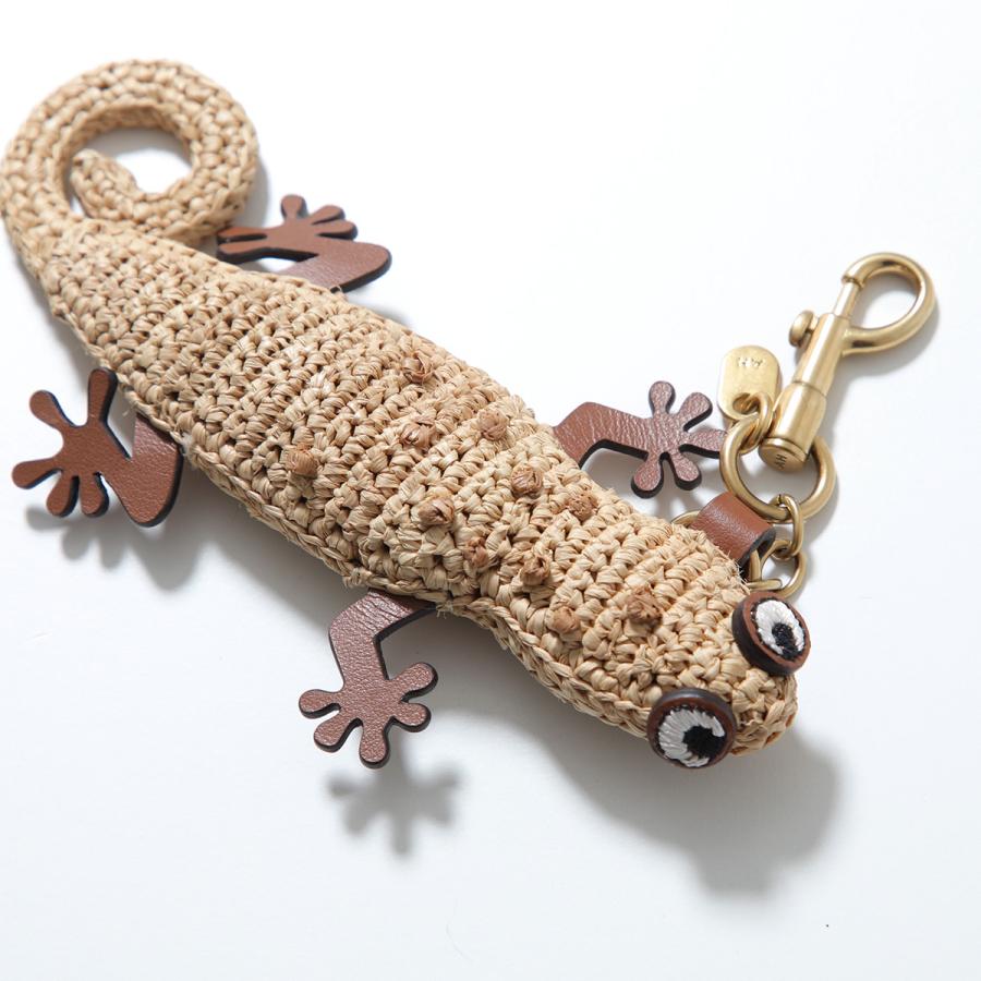 ANYA HINDMARCH（アニヤ・ハインドマーチ） キーホルダー Charm Raffia