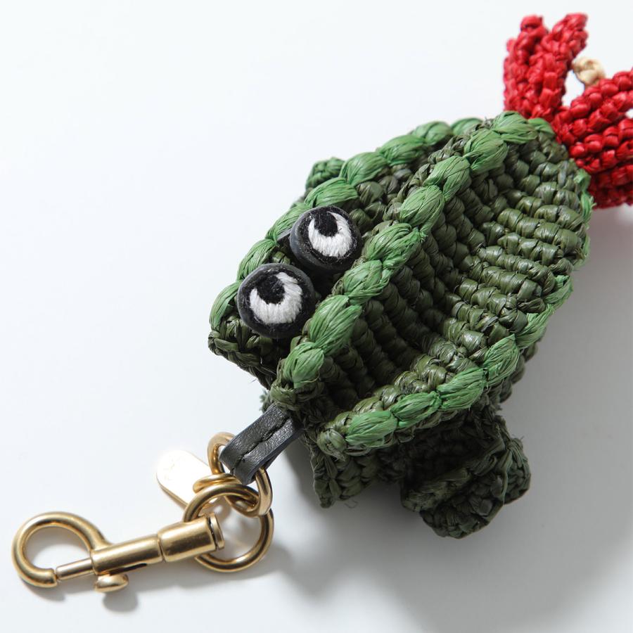 ANYA HINDMARCH（アニヤ・ハインドマーチ） キーホルダー Charm Raffia