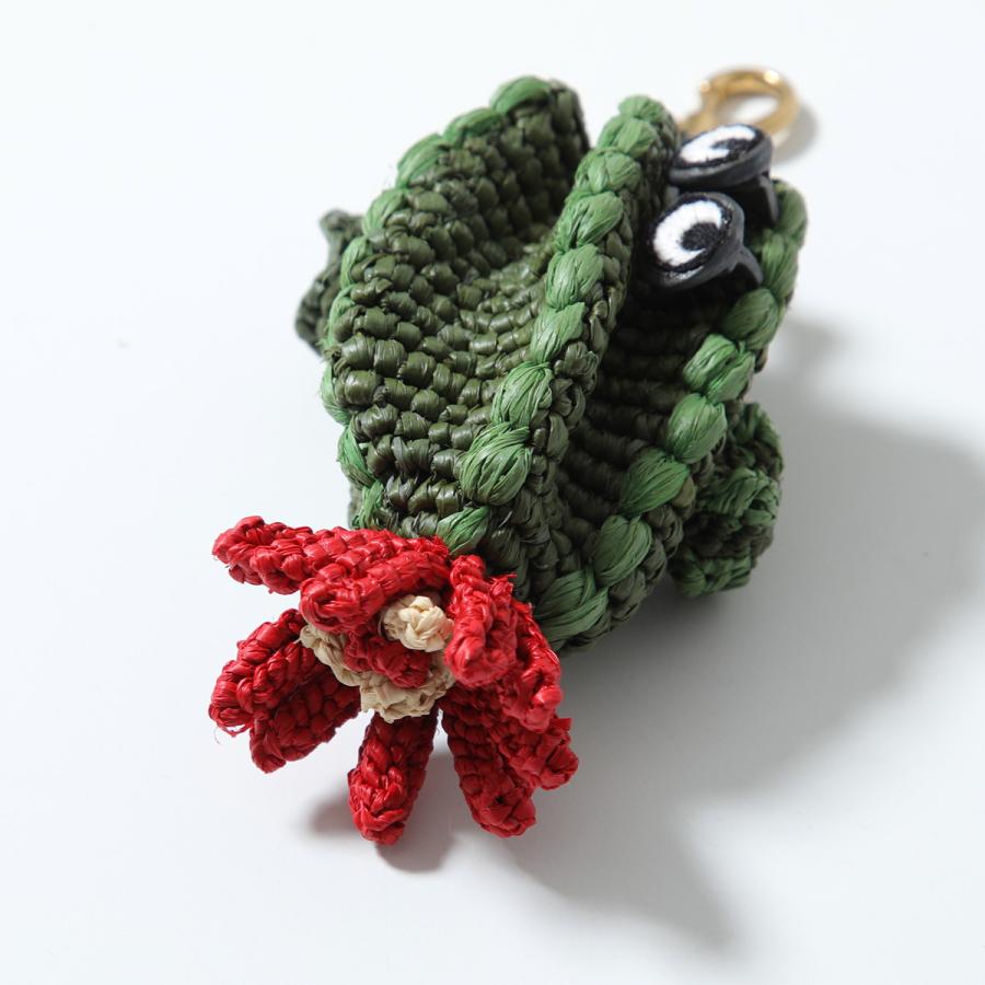 ANYA HINDMARCH（アニヤ・ハインドマーチ） キーホルダー Charm Raffia