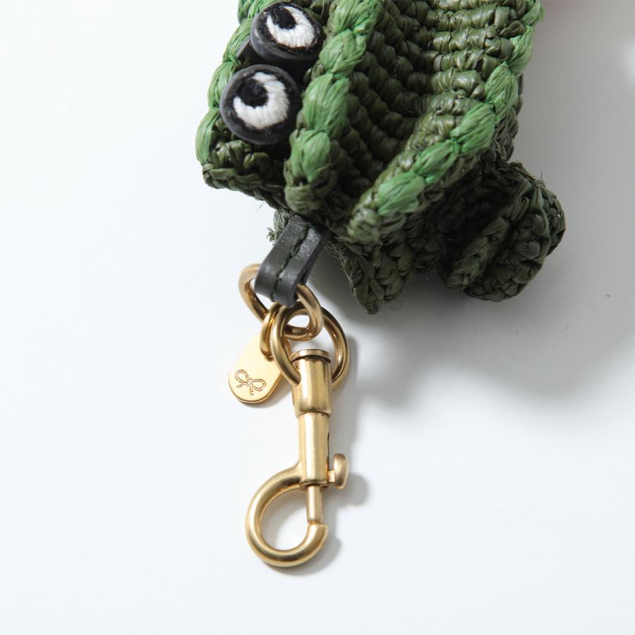 ANYA HINDMARCH（アニヤ・ハインドマーチ） キーホルダー Charm Raffia