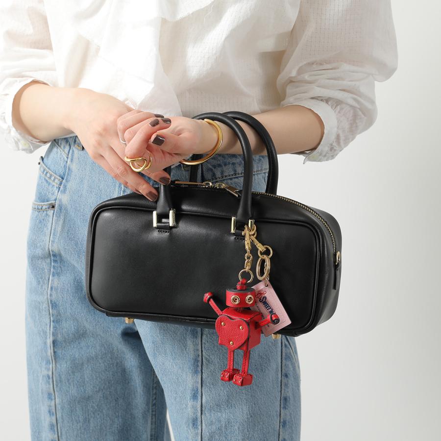 ゆゆ　アニアハインドマーチ　ピンクラメショルダーバッグ　チェーンベルト アニヤハインドマーチ ANYA HINDMARCH ショルダーバッグ EYES 181631