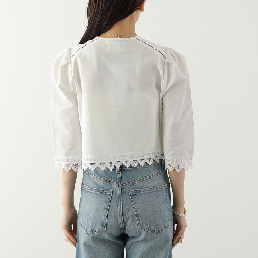 MARILYN MOON SOI-MeME マリリンムーン ソワメム ブラウス batten lace blouse jacket 4261-105 レディース ジャケット レース 七分袖 カラー2色の画像
