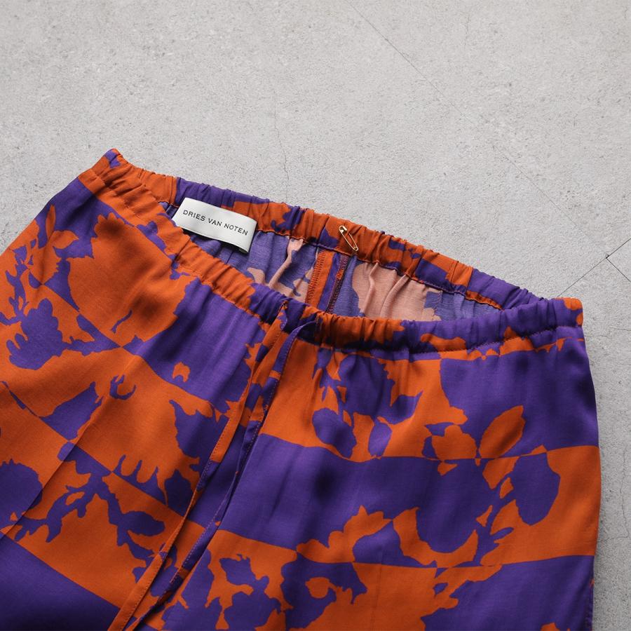 DRIES VAN NOTEN ドリス ヴァンノッテン パンツ アート柄 36 中古・古着通販】DRIES VAN NOTEN (ドリスヴァンノッテン) レーヨン