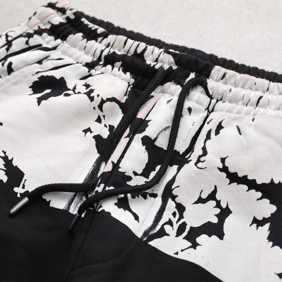 DRIES VAN NOTEN ドリスヴァンノッテン スウェットパンツ HAMER PR ハマー 021150 3611 メンズ イージーパンツ ユーズド加工 ストレート 900/BLACKの画像