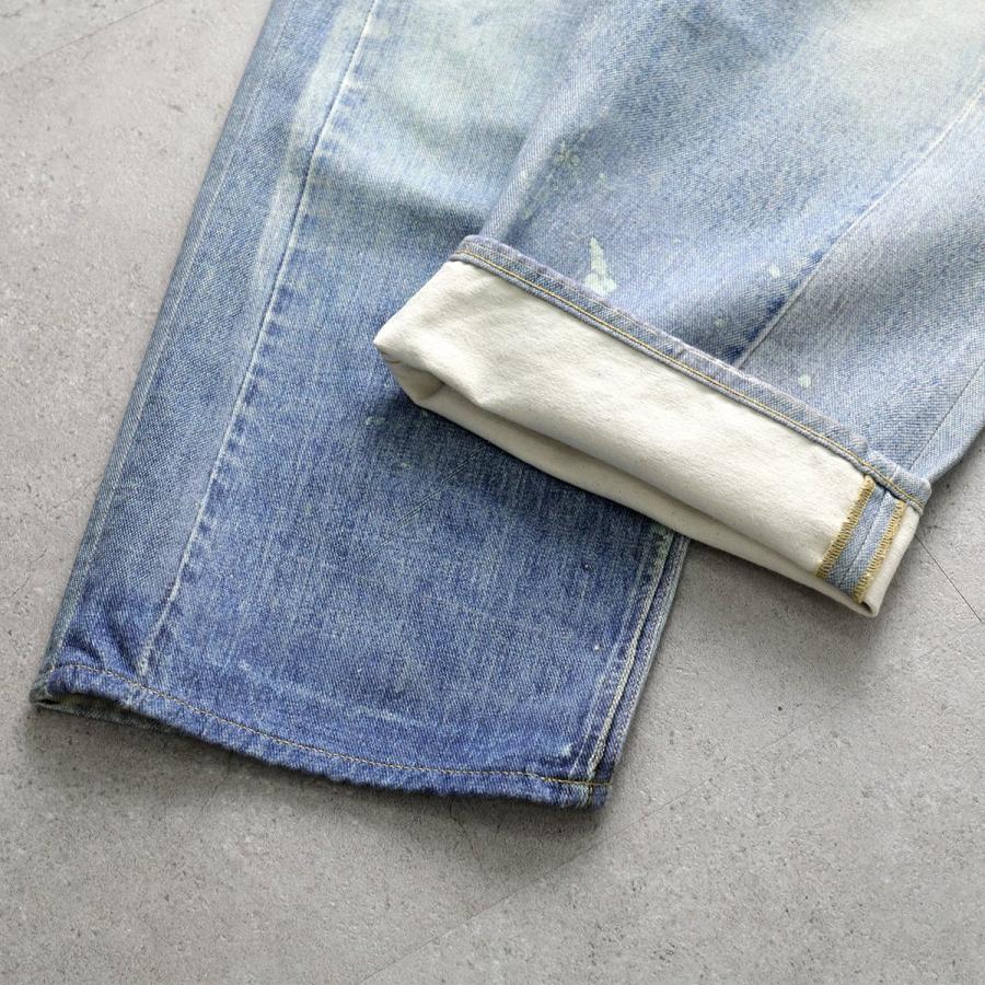 OUR LEGACY アワーレガシー ジーンズ FULL CUT フルカット W4205TDD レディース デニムパンツ コットン ワイド デジタルプリント DIGITAL-DENIM-PAINTの画像