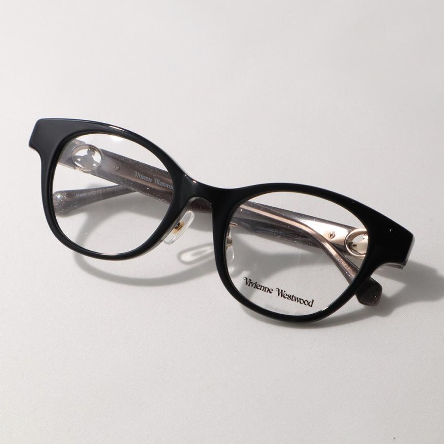 新品！ヴィヴィアン ウエストウッド) ウェリントン メガネ 眼鏡 ブラック Vivienne Westwood（ヴィヴィアンウエストウッド） メガネ 40-0014