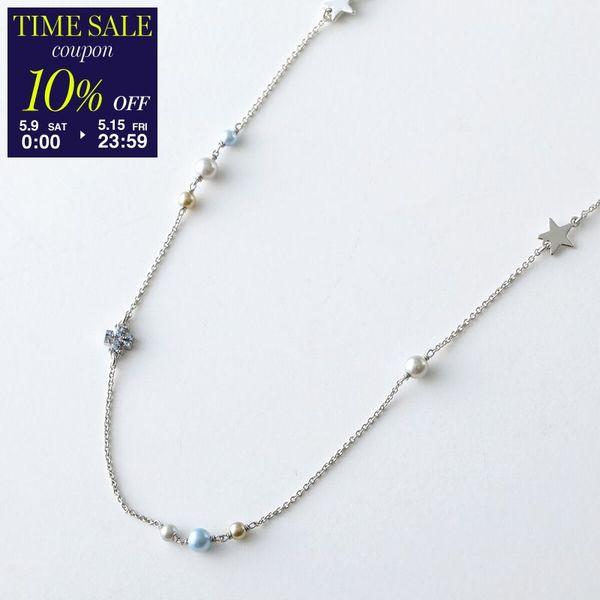 TORY BURCH（トリーバーチ） ネックレス DELICATE KIRA PEARL AND PAVE