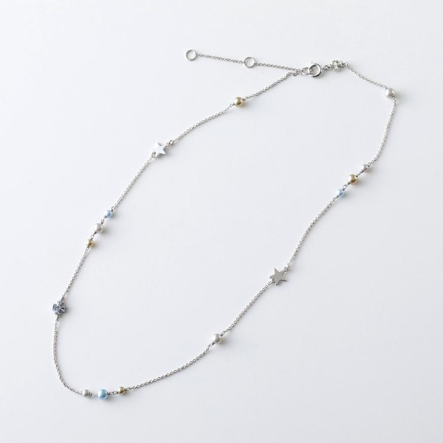 TORY BURCH（トリーバーチ） ネックレス DELICATE KIRA PEARL AND PAVE