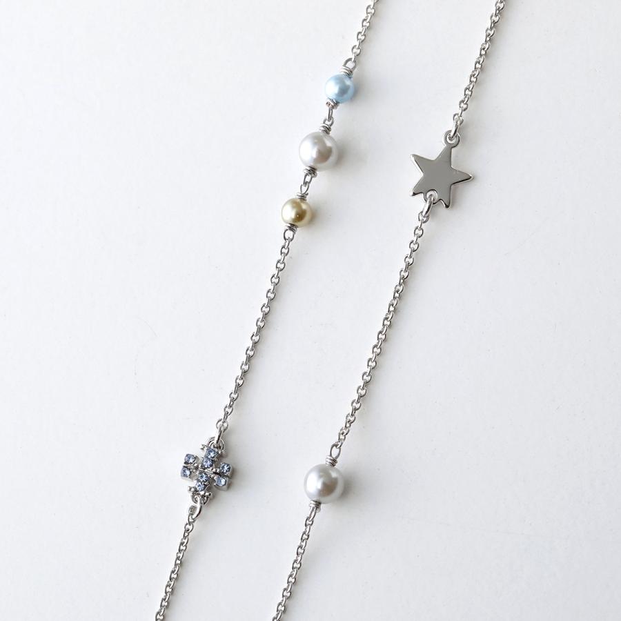 TORY BURCH（トリーバーチ） ネックレス DELICATE KIRA PEARL AND PAVE