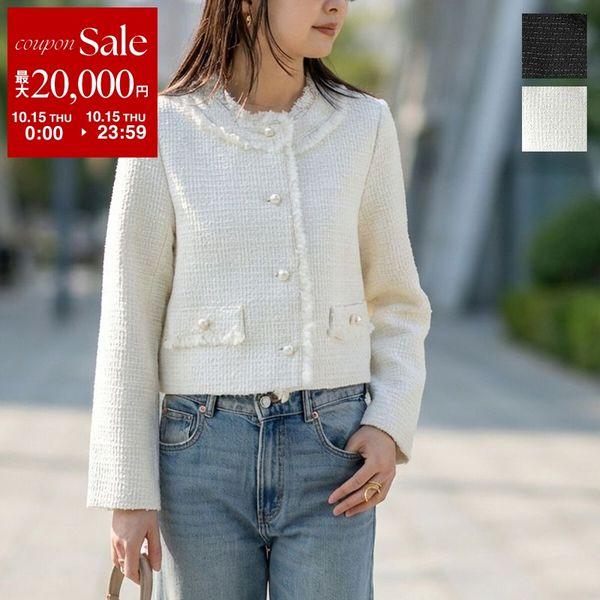 PICCIN（ピッチン） ツイードジャケット 907240 レディース パール