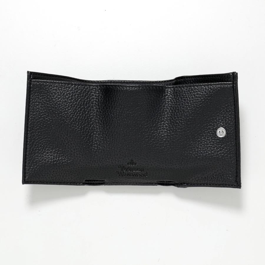 ヴィヴィアンウエストウッド 三つ折り EXECUTITE ビッグオーブ 黒 Vivienne Westwood（ヴィヴィアンウエストウッド） 三つ折り財布