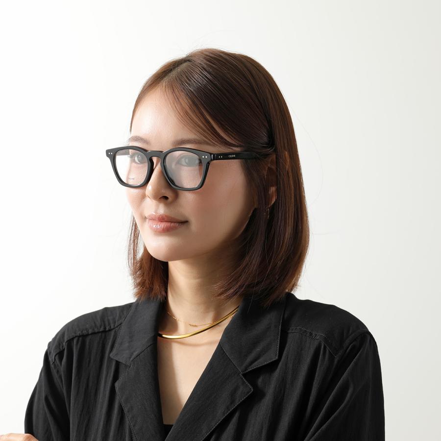 セリーヌ CELINE めがね ウエリントン CL50049J 鼈甲風 CELINE（セリーヌ） サングラス ウェリントン CL50049J べっ甲柄 ロゴ
