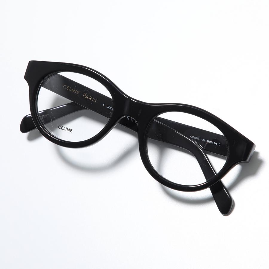 【kii1901tos】CELINE PARIS ブラック メガネ CELINE（セリーヌ） メガネ CL50138I レディース メンズ ラウンド型