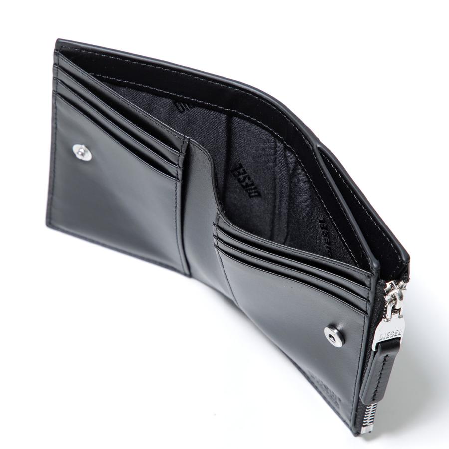 ディーゼル❤️二つ折り財布 DIESEL（ディーゼル） ウォレット 二つ折り 財布 ジップ レザー カード