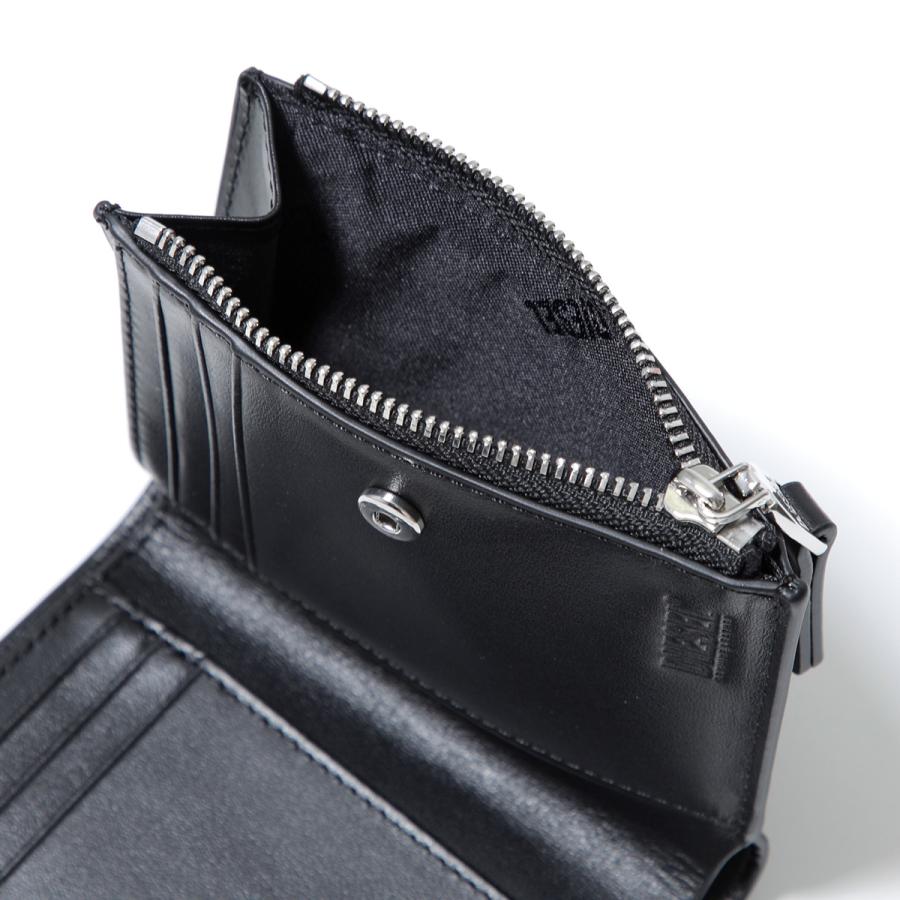 【美品】DIESEL ディーゼル 二つ折り財布 エナメル ブラック ユニセックス DIESEL（ディーゼル） 二つ折り財布 1DR BI-FOLD ZIP II X09888 PR818