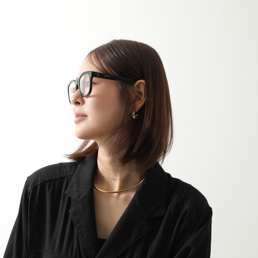 CELINE セリーヌ メガネ 眼鏡 フレーム ブラック CELINE（セリーヌ） メガネ CL50098I レディース ウェリントン型 セル