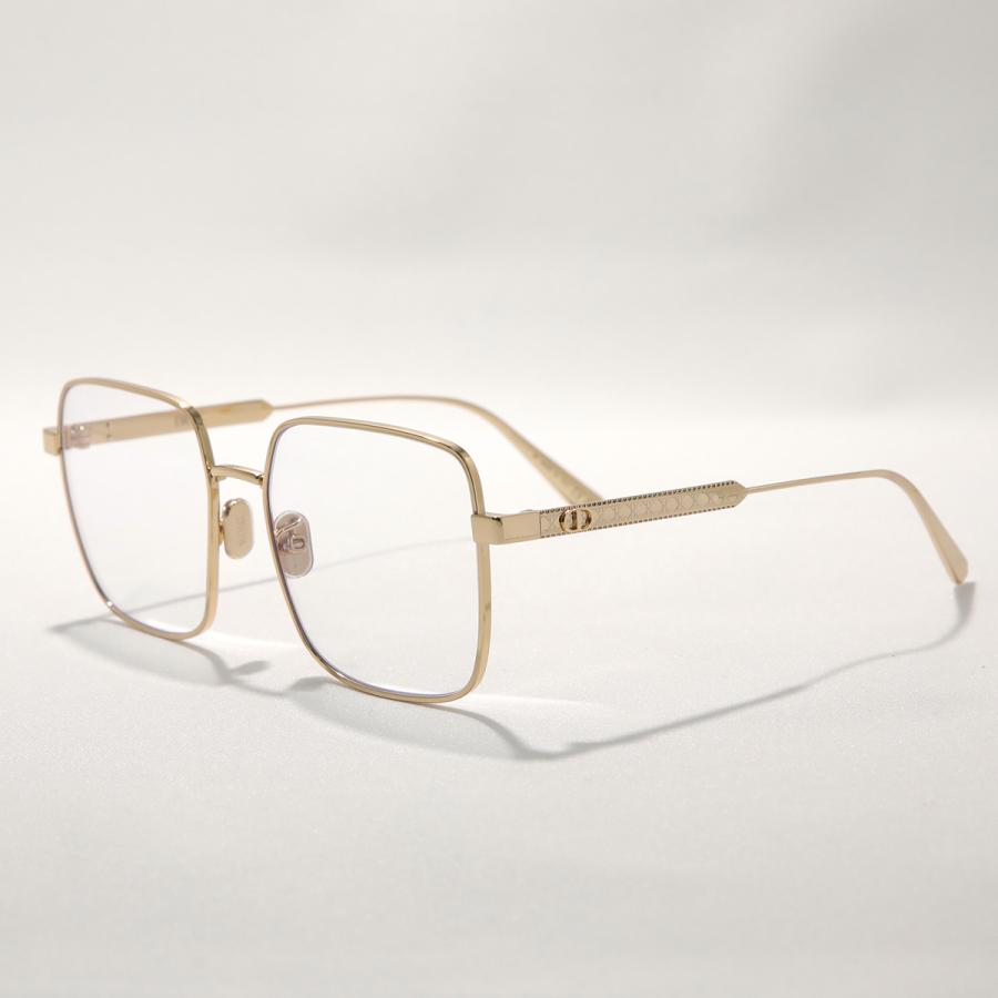 Dior ディオール メガネ DiorCannageO S1F B0BB CD50119F B10 レディース スクエア型 メタルフレーム 細フレーム クリングスタイプ アイウェア ゴールド_6