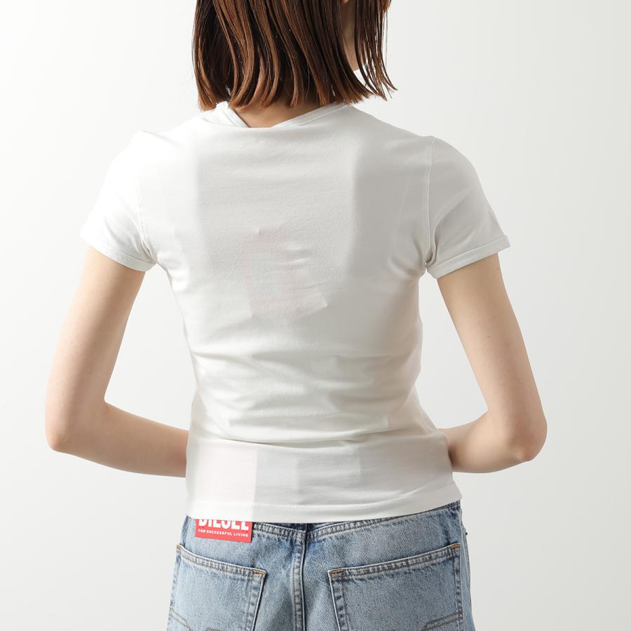 ☆☆DIESEL ディーゼル 半袖Tシャツ カットソー T-ROWY-OD ホワイト サイズ M レディース DIESEL（ディーゼル）の「レディース Tシャツ T-ROWY-OD（Tシャツ