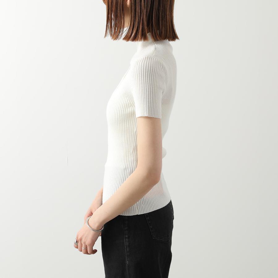 DIESEL ディーゼル ニット M-OLIVE オリーブ A21401 0PLBF レディース セーター オーバルD メタルロゴ ハイネック ハイゲージ カラー2色 A214010PLBFの画像