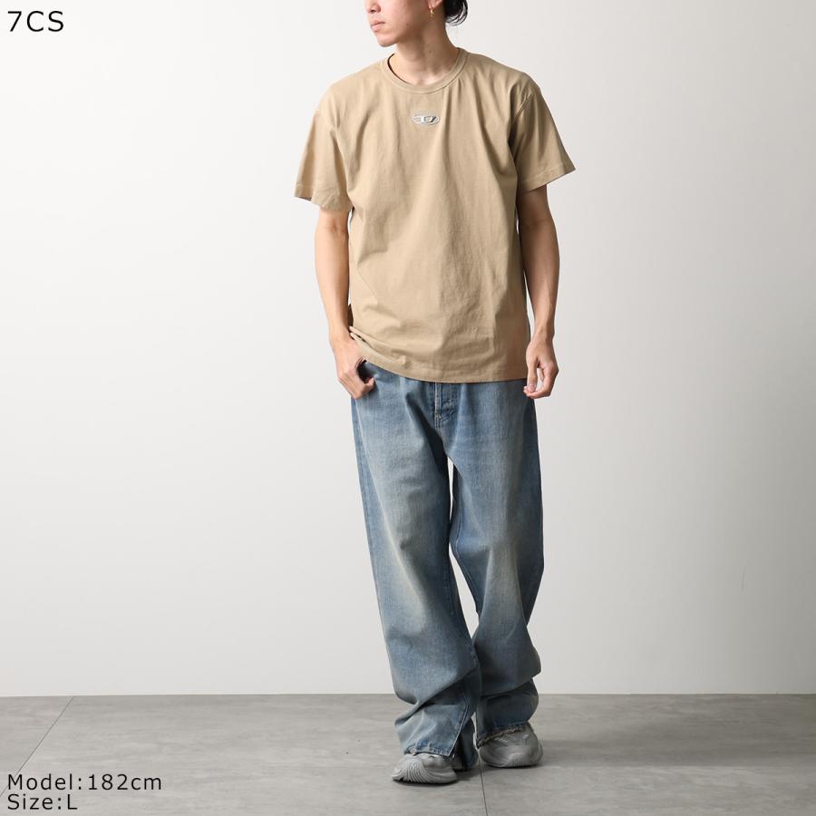 DIESEL ディーゼル Tシャツ t-norm-iod A20297 0JMBB メンズ 半袖 カットソー オーバルD クルーネック コットン カラー3色 A202970JMBBの画像
