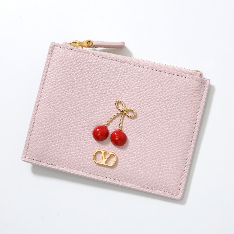 ヴァレンティノ　二つ折り財布　ケース　フラグメントケース　ピンク 楽天市場】【ヴァレンティノ】Valentino ロックスタッズ レザー