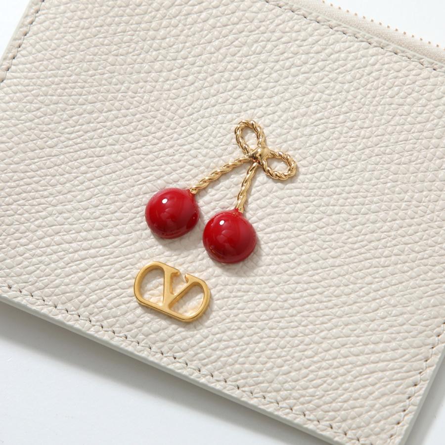 VALENTINO フラグメントケース カードケース 二つ折りミニ財布 国内買付 すぐ届く VALENTINO Vロゴ フラグメントケース (VALENTINO