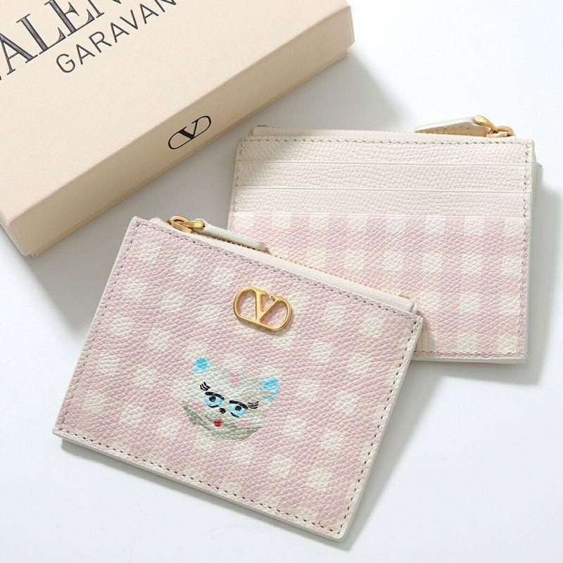 VALENTINO ケース・小銭入れ ☆VALENTINO ROCKSTUD WALLET コインパース＆カードホルダー