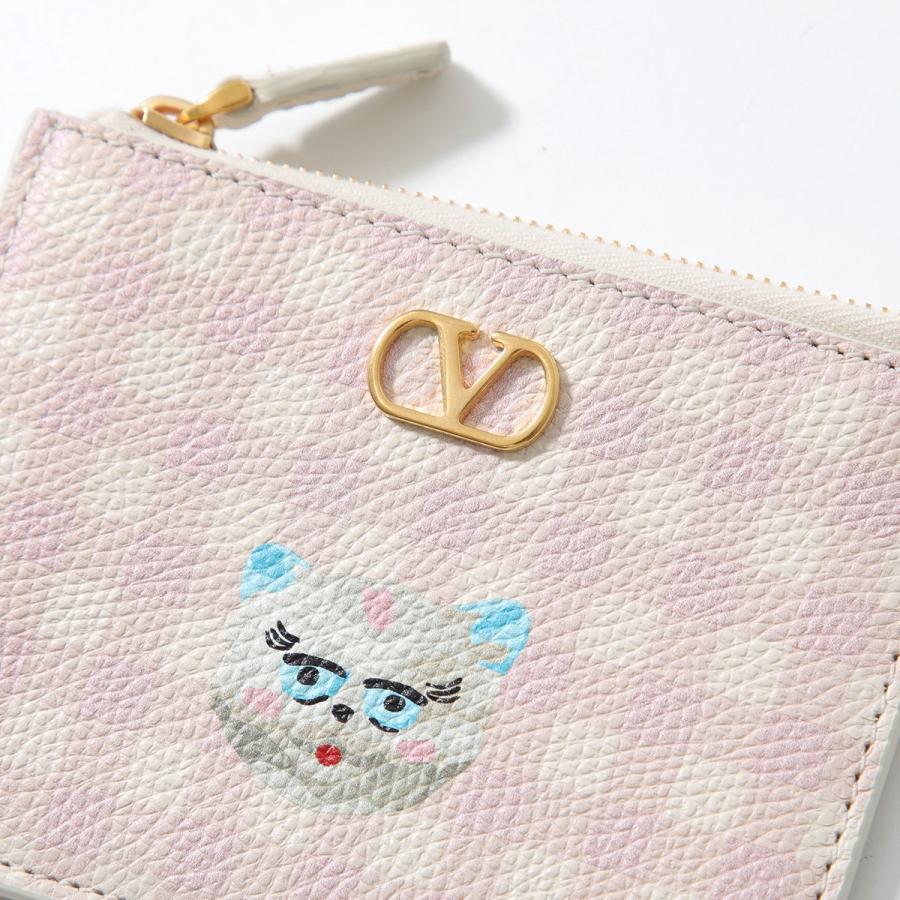 ヴァレンティノ　二つ折り財布　ケース　フラグメントケース　ピンク フラグメントケース VALENTINO(ヴァレンティノ) レディース - ブランド