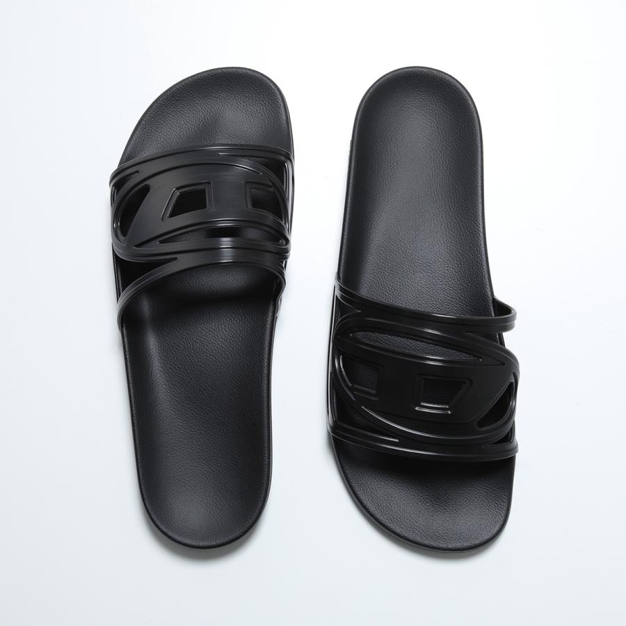 DIESELサンダル Men's D-Woodstock-Denim mules | Black | Diesel