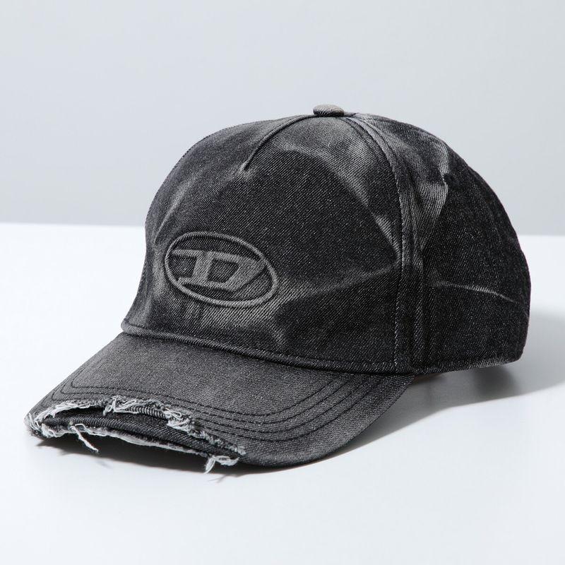 帽子 DIESEL C-Seymon-Black C-SEYMON-BLACK ベースボールキャップ｜ブラック｜メンズ｜DIESEL