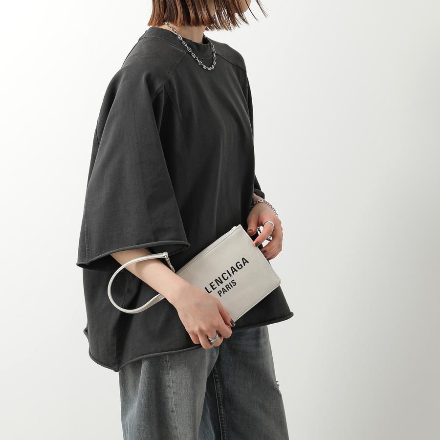 【訳あり】BALENCIAGA  バレンシアガ トートバッグ 24/7 TOTE M 791809 2AA47 メンズ フィッシュネットレイヤー ポーチ付き 鞄 9960/WASHED-NAT-BLK-L-BLKの画像