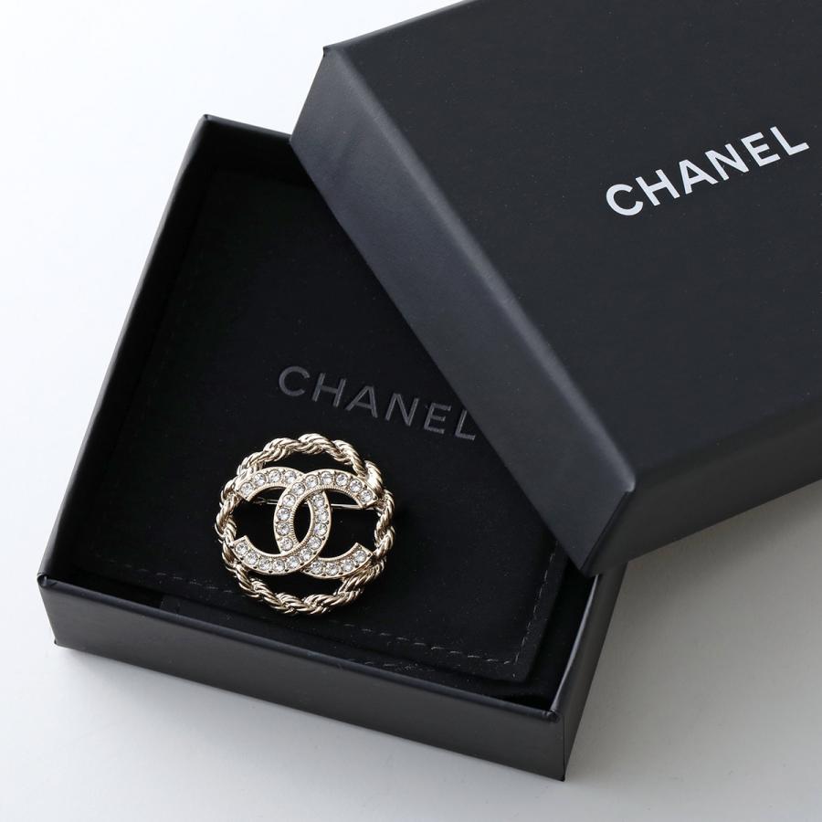 CHANEL シャネル ブローチ ABH182 B23560 レディース ココマーク CCマーク ピンバッチ アクセサリー ラインストーン ジュエリー U7742の画像