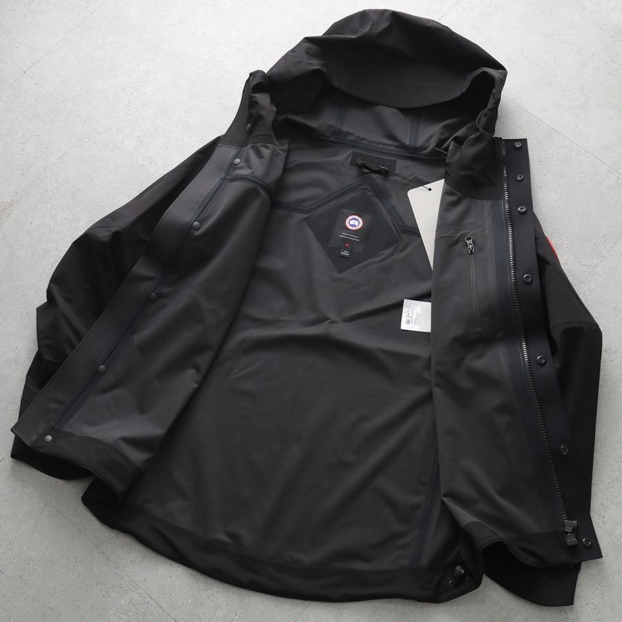 CANADA GOOSE カナダグース ジャケット RUPERT RAIN JACKET ルパート レイン 5633M メンズ 長袖 フーディ レインコート 9061/Black-Noirの画像