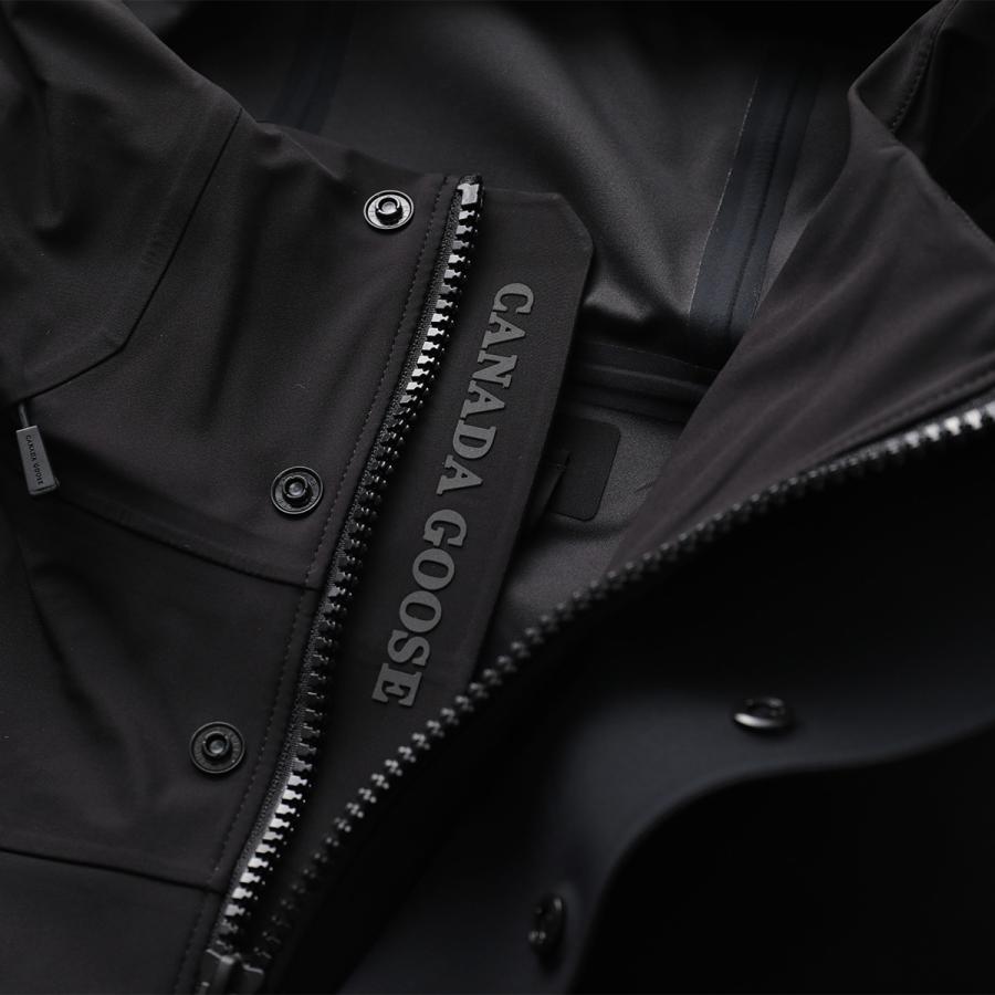 CANADA GOOSE カナダグース ジャケット RUPERT RAIN JACKET ルパート レイン 5633M メンズ 長袖 フーディ レインコート 9061/Black-Noirの画像
