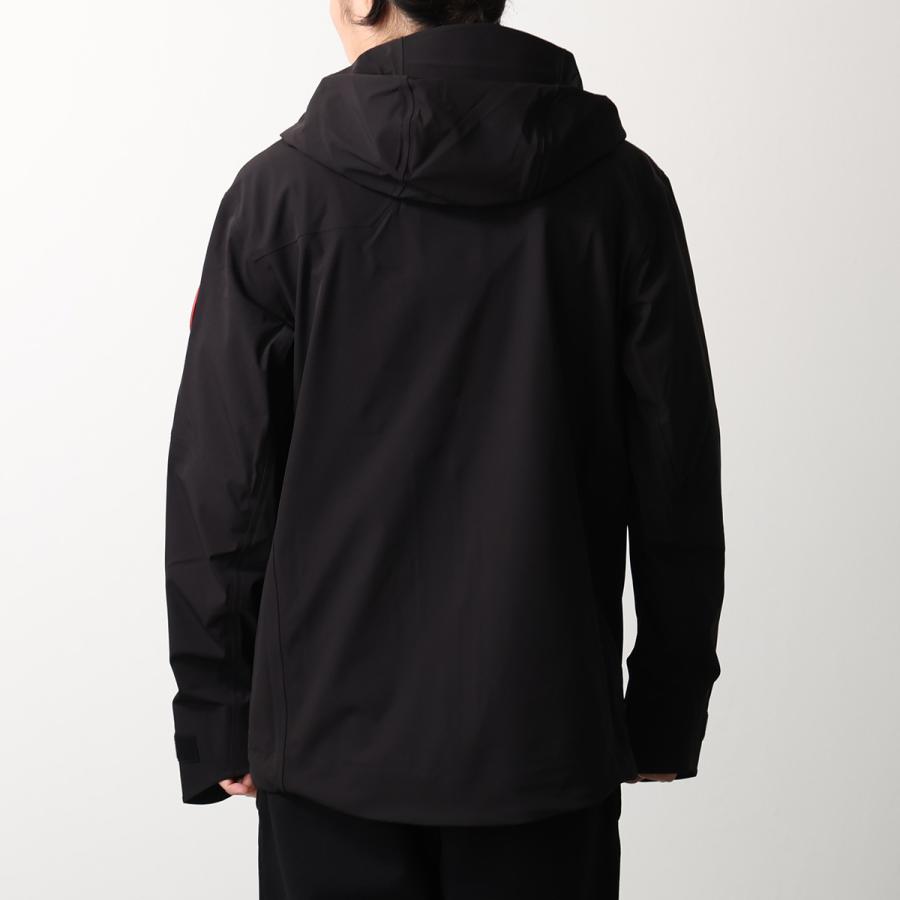 CANADA GOOSE カナダグース ジャケット RUPERT RAIN JACKET ルパート レイン 5633M メンズ 長袖 フーディ レインコート 9061/Black-Noirの画像