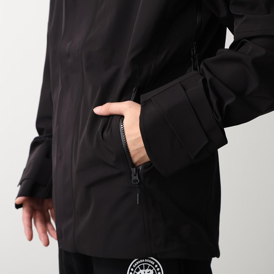 CANADA GOOSE カナダグース ジャケット RUPERT RAIN JACKET ルパート レイン 5633M メンズ 長袖 フーディ レインコート 9061/Black-Noirの画像