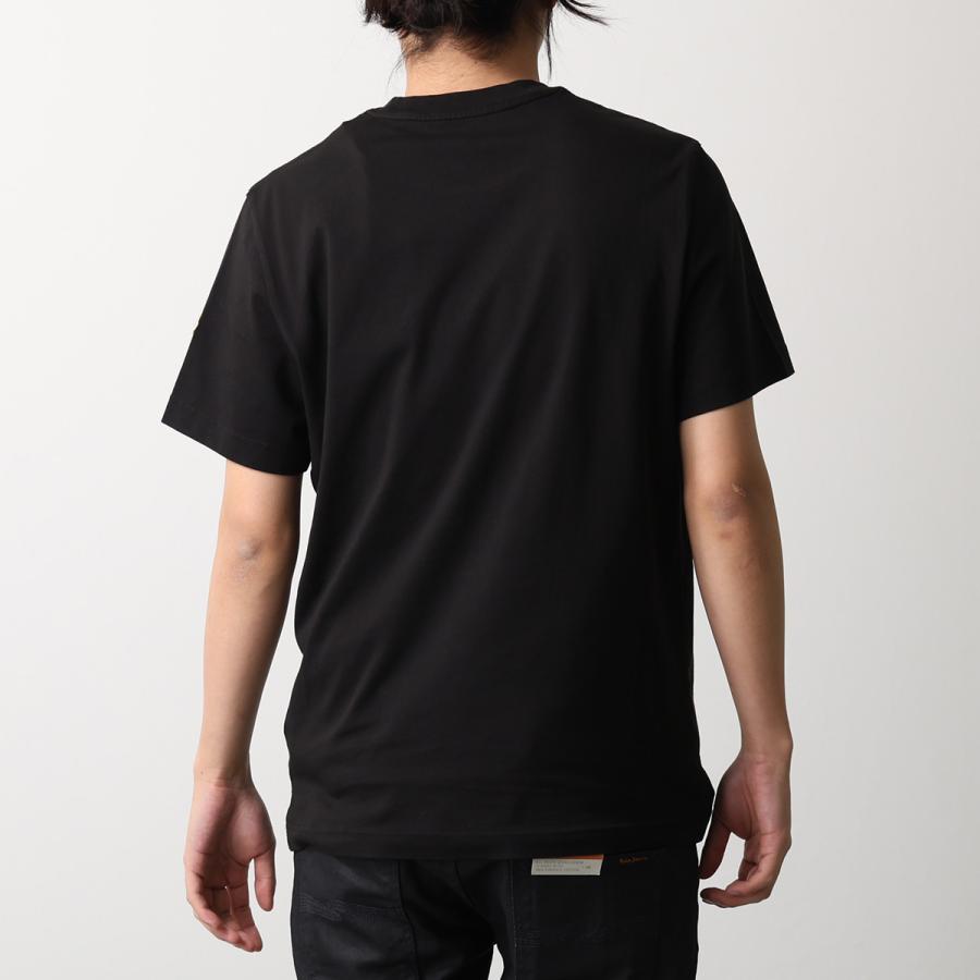 MONCLER モンクレール Tシャツ 8C00075 89B8U メンズ 半袖 カットソー ロゴT フロッキープリント コットン クルーネック L10918C0007589B8U999の画像