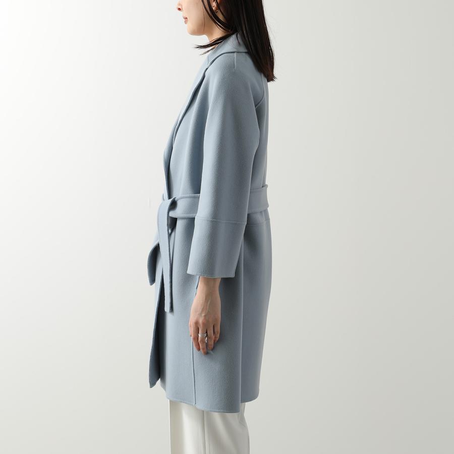 S MAX MARA エス マックスマーラ ロングコート ARONA アローナ レディース ヴァージン ウール ダブルフェイス ベルテッドコート ラップコート ガウン 016の画像