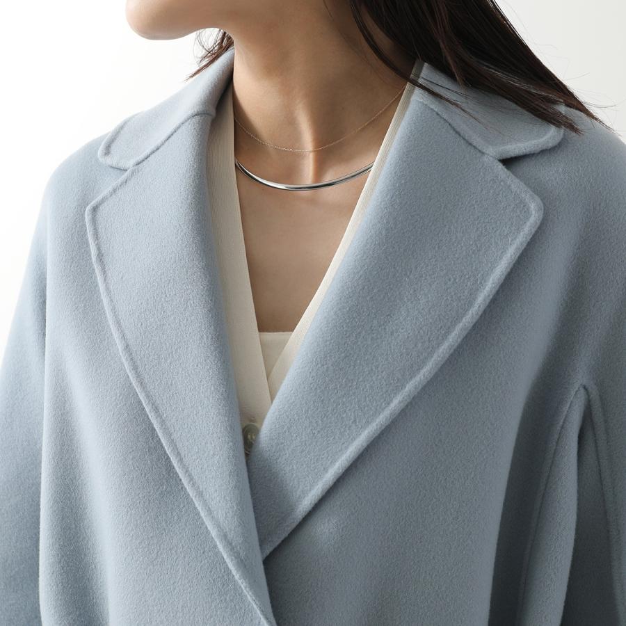 S MAX MARA エス マックスマーラ ロングコート ARONA アローナ レディース ヴァージン ウール ダブルフェイス ベルテッドコート ラップコート ガウン 016の画像