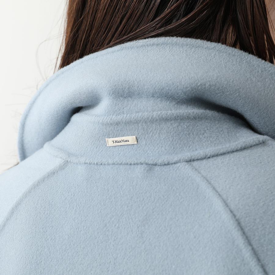S MAX MARA エス マックスマーラ ロングコート ARONA アローナ レディース ヴァージン ウール ダブルフェイス ベルテッドコート ラップコート ガウン 016の画像
