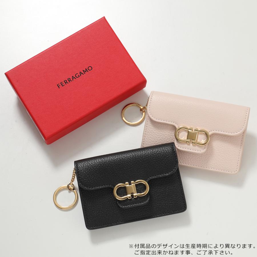 FERRAGAMO（フェラガモ） 名刺入れ DOUBLE GANCIO ダブルガンチーニ