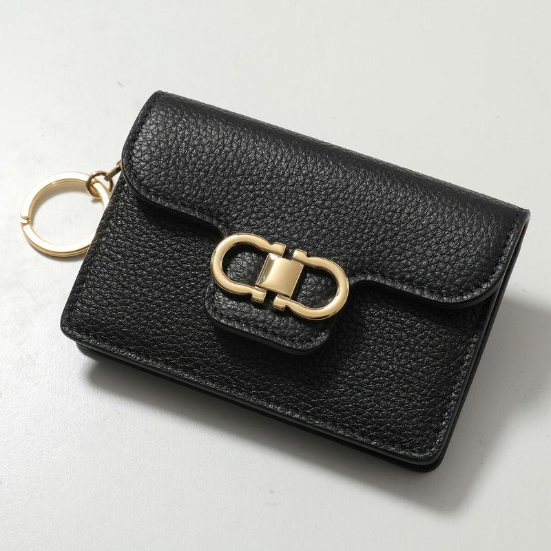 FERRAGAMO（フェラガモ） 名刺入れ DOUBLE GANCIO ダブルガンチーニ