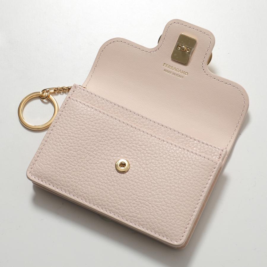 未使用級✨️サルヴァトーレ フェラガモ 名刺入 ダブルガンチーニ レザー FERRAGAMO（フェラガモ） 名刺入れ DOUBLE GANCIO ダブルガンチーニ