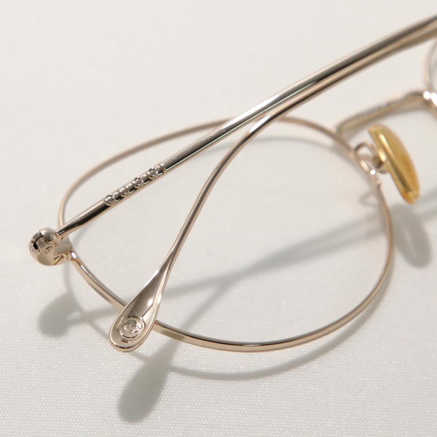 Gucci GGパターン メタルフレーム メガネ GUCCI（グッチ） メガネ GG2147OA メンズ ボストン型 メタルフレーム