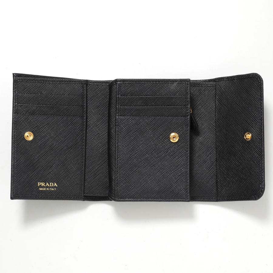 PRADA（プラダ） 三つ折り財布 1MH025 QWA レディース サフィアーノ