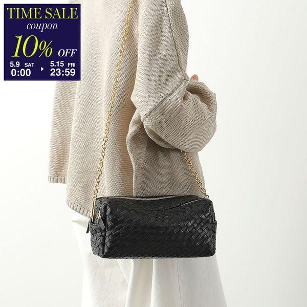 elleme（エレメ） ショルダーバッグ Trousse Chain Woven Leather