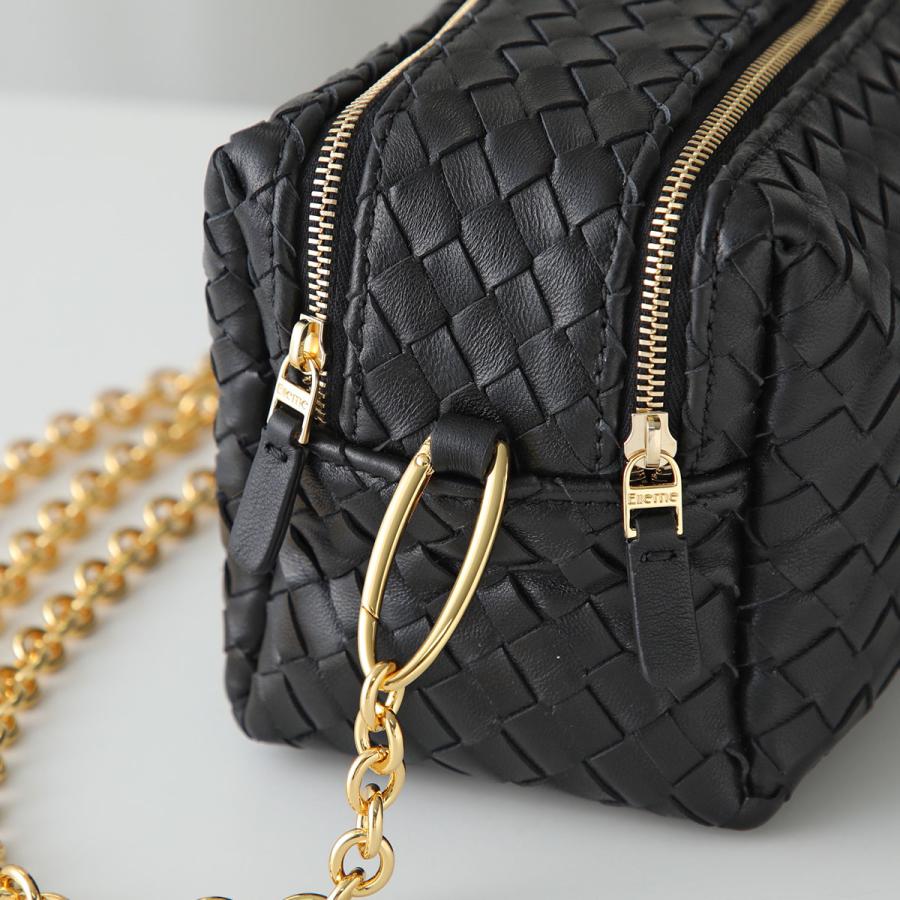 elleme（エレメ） ショルダーバッグ Trousse Chain Woven Leather
