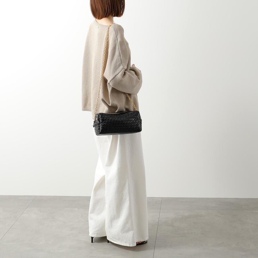 elleme（エレメ） ショルダーバッグ Trousse Chain Woven Leather